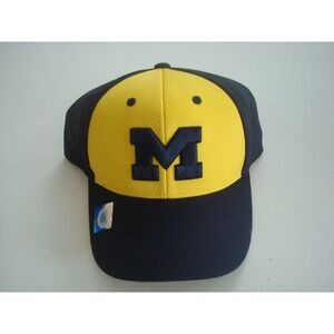 MICHIGAN WOLVERINES    STRAPBACK GOLF BEACH  DEADSTOCK HAT CAP VINTAGE x1
